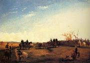 unknow artist Presentation of Charger Coquette to Colonel Mosby by the men of his Command,December 1864 Norge oil painting reproduction